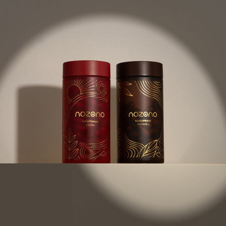 NOZONO Genome Renewal Duo – kit NAD+ Prime e LifeCharge per la longevità