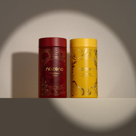 NOZONO Longevity Foundation Duo – kit LifeCharge e MitoGenix per una vitalità duratura