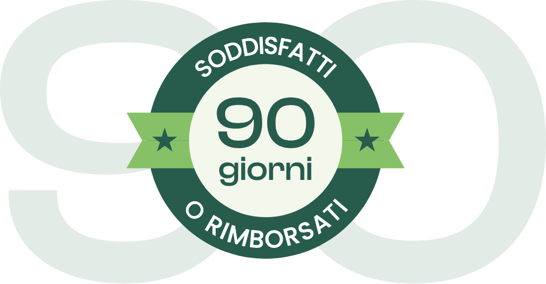 Soddisfatti o rimborsati 90 giorni
